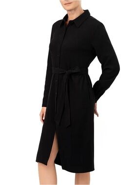Kersh - Women's Textured Jacquard Long Sleeve Dress